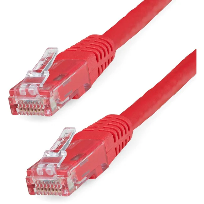 StarTech.com 2ft Red Cat6 UTP Patch Cable ETL Verified