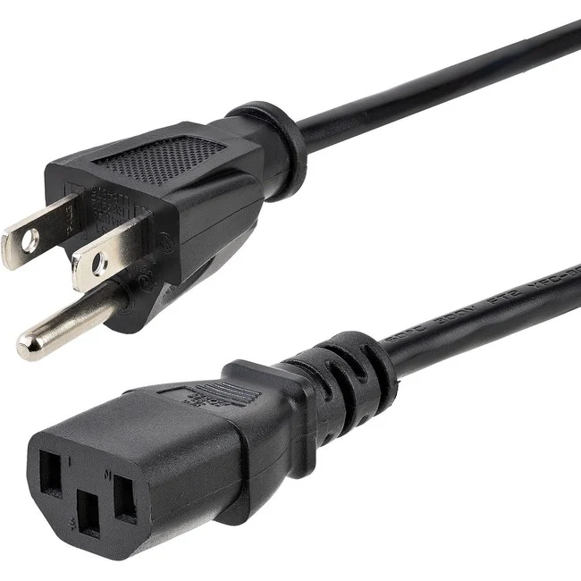 StarTech.com 6 ft Standard Computer Power Cord - NEMA5-15P to C13 - 10 Pack