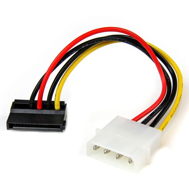 StarTech.com 6in 4 Pin Molex to Left Angle SATA Power Cable Adapter