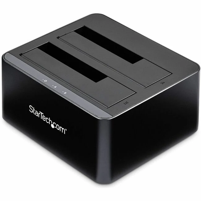 StarTech.com Dual-Bay SATA HDD Docking Station for 2 x 2.5/3.5" SATA SSDs/HDDs - USB 3.0