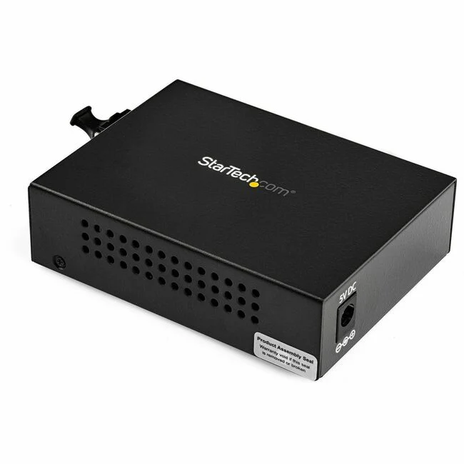 StarTech.com Gigabit Ethernet Fiber Media Converter - Compact - 850nm MM LC - 550m - With MM SFP Transceiver - Convert and extend different networks over a Gigabit fiber cable connection up to 550m / 1804 ft - Gigabit Ethernet fiber media converter with S