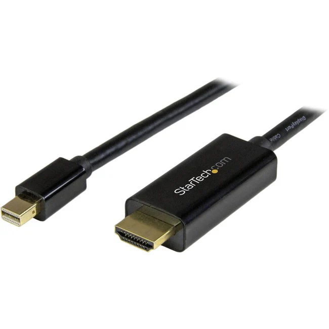 StarTech.com Mini DisplayPort to HDMI Adapter Cable - 5 m (15 ft.) - 4K 30Hz