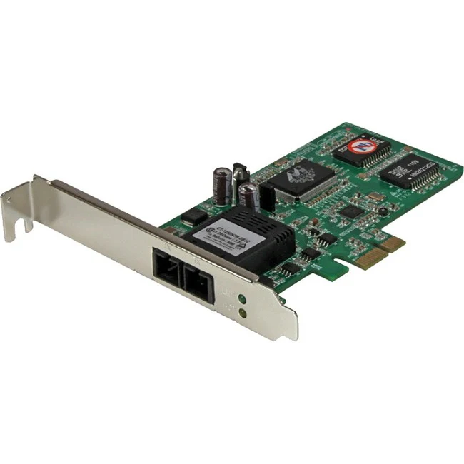 StarTech.com PCI Express (PCIe) Gigabit Ethernet Multimode SC Fiber Network Card Adapter NIC - 550m - Connect a PCIe based desktop or rackmount PC directly to a Gigabit multimode SC fiber optic network - PCI Express Gigabit Ethernet Multimode SC Fiber Net