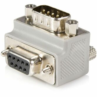 StarTech.com Right Angle DB9 to DB9 Cable Adapter Type 1 - M/F