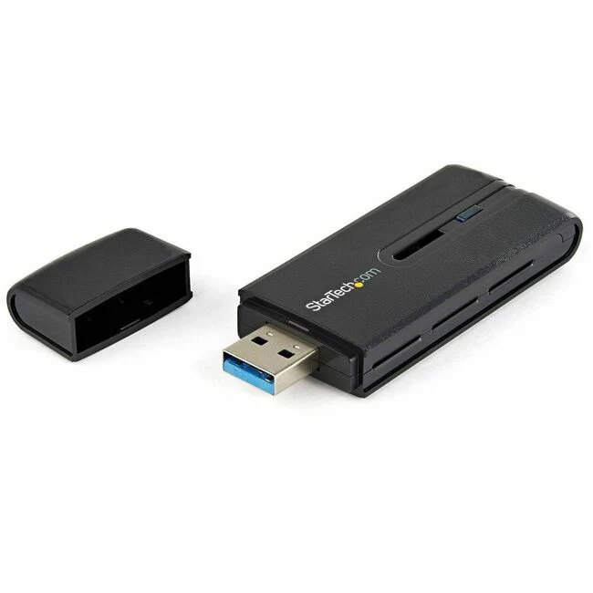 StarTech.com USB 3.0 AC1200 Dual Band Wireless-AC Network Adapter - 802.11ac WiFi Adapter - Add dual-band Wireless-AC connectivity to a desktop or laptop computer through USB 3.0 - USB 3.0 AC1200 Dual Band Wireless-AC Network Adapter - 802.11ac WiFi Adapt