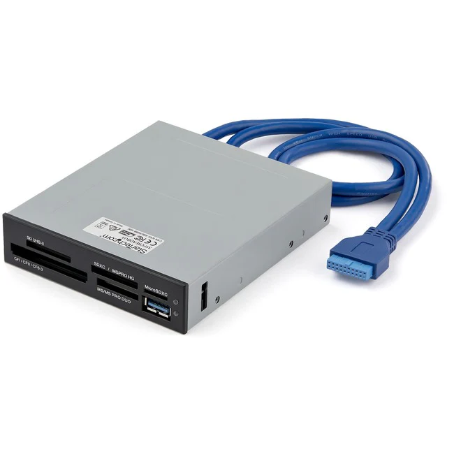 StarTech.com USB 3.0 Internal Multi-Card Reader with UHS-II Support - SD/Micro SD/MS/CF Memory Card Reader - Turn a 3.5" internal bay on your computer into a fast and versatile memory card reader - USB 3.0 Internal Multi-Card Reader with UHS-II Support -