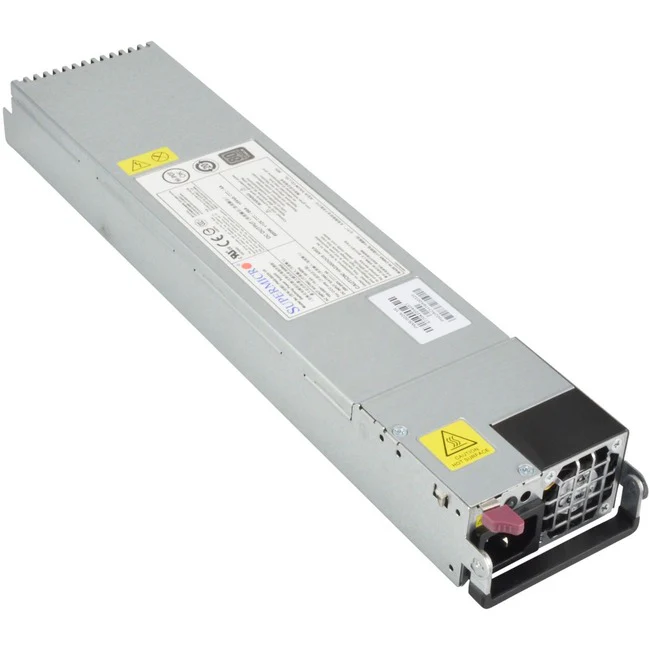 Supermicro 800W 1U Redundant Power Supply - Rack-mountable - 12 V DC, 5 V Output - 1 +12V Rails - 96% Efficiency
