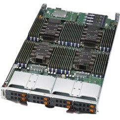 Supermicro SuperBlade SBI-8149P-T8N Barebone System - Blade - Socket P LGA-3647 - 4 x Processor Support - Intel C622 Chip - 6 TB DDR4 SDRAM DDR4-2666/PC4-21300 Maximum RAM Support - 48 Total Memory Slots - Serial ATA/600 Controller - ASPEED AST2500 Graphi