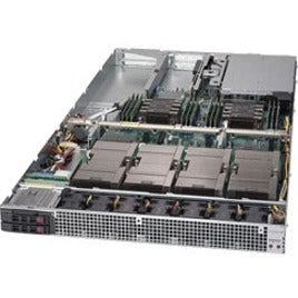 Supermicro SuperServer 1029GQ-TXRT Barebone System - 1U Rack-mountable - Socket P LGA-3647 - 2 x Processor Support - Intel C621 Chip - 1.50 TB DDR4 SDRAM DDR4-2666/PC4-21300 Maximum RAM Support - 12 Total Memory Slots - Serial ATA/600 RAID Supported Contr