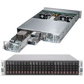 Supermicro SuperServer 2027PR-DC1R Barebone System - 2U Rack-mountable - Socket R LGA-2011 - 2 x Processor Support - Intel C602 Chip - 1 TB DDR3 SDRAM DDR3-1866/PC3-15000 Maximum RAM Support - 16 Total Memory Slots - Serial ATA/600 RAID Supported, 12Gb/s