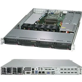 Supermicro SuperServer 5019C-WR Barebone System - 1U Rack-mountable - Socket H4 LGA-1151 - 1 x Processor Support - Intel C246 Chip - 128 GB DDR4 SDRAM DDR4-2666/PC4-21300 Maximum RAM Support - 4 Total Memory Slots - Serial ATA/600 RAID Supported Controlle