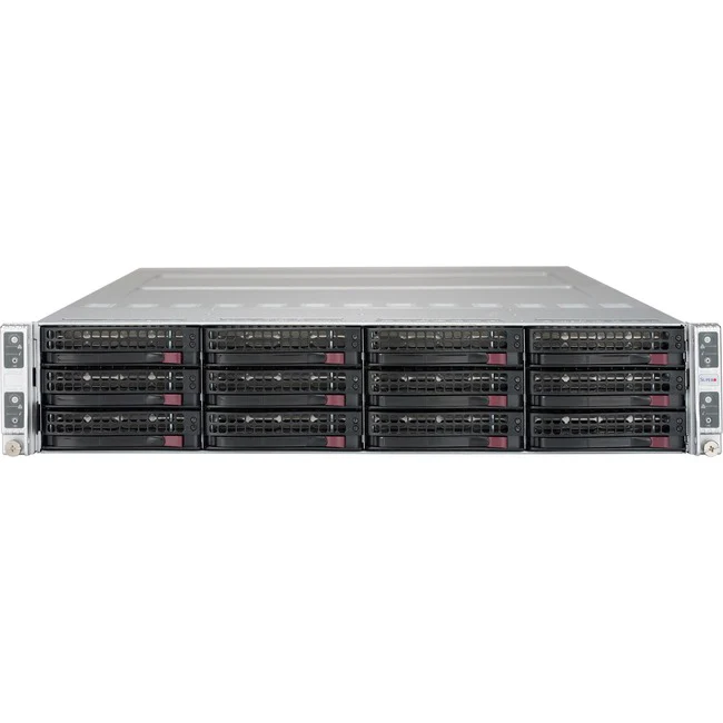 Supermicro SuperServer 5028TK-HTR-NF9 2U Rack Server - 1 x Intel Xeon Phi 7290 1.50 GHz - Serial ATA/600 Controller - 1 Processor Support - 0, 1, 5 RAID Levels - ASPEED AST2400 Graphic Card - Gigabit Ethernet - 3 x LFF Bay(s) - Hot Swappable Bays - 2 x 20
