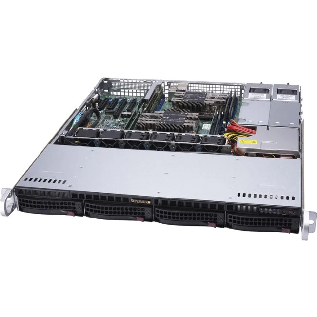 Supermicro SuperServer 6019P-MTR Barebone System - 1U Rack-mountable - Socket P LGA-3647 - 2 x Processor Support - Intel C621 Chip - 1 TB DDR4 SDRAM DDR4-2666/PC4-21300 Maximum RAM Support - 8 Total Memory Slots - Serial ATA/600 RAID Supported Controller