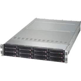 Supermicro SuperServer 6029TP-HC0R Barebone System - 2U Rack-mountable - Socket P LGA-3647 - 2 x Processor Support - Intel C621 Chip - 2 TB DDR4 SDRAM DDR4-2666/PC4-21300 Maximum RAM Support - 16 Total Memory Slots - 12Gb/s SAS RAID Supported Controller -
