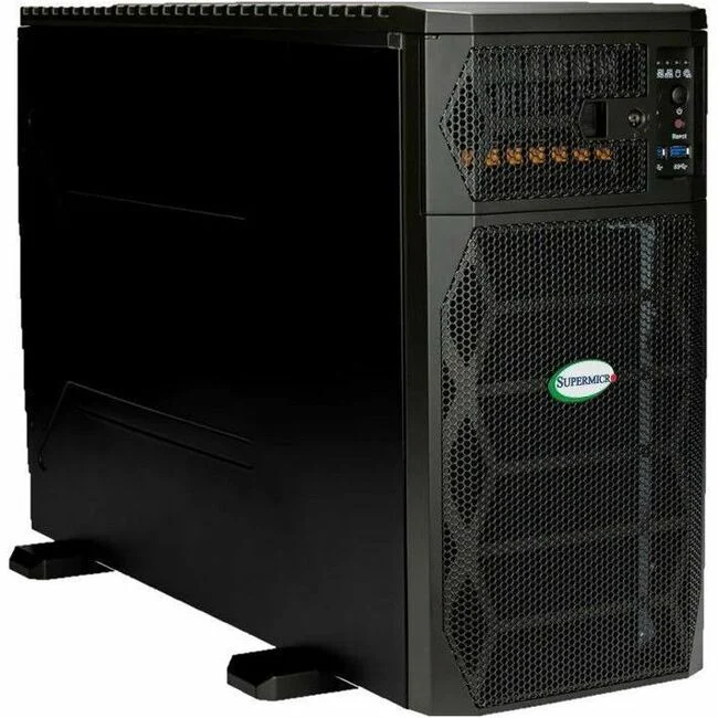 Supermicro SuperServer 751GE-TNRT-NV1 Barebone System - 5U Tower - Socket LGA-4677 - 2 x Processor Support - Intel C741 Chip - 512 GB DDR5 SDRAM DDR5-4800/PC5-38400 Maximum RAM Support - 16.0 Total Memory Slots - Serial ATA/600 RAID Supported Controller -