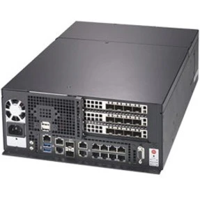 Supermicro SuperServer E403-9D-16C-FN13TP Box PC Server - Intel Xeon D-2183IT 2.20 GHz - Serial ATA/600 Controller - 512 GB RAM Support - 0, 1, 5, 10 RAID Levels - ASPEED AST2500 Graphic Card - Gigabit Ethernet, 10 Gigabit Ethernet - 4 x SFF Bay(s) - 1 x