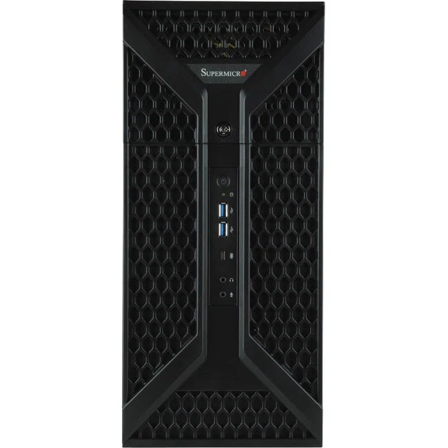 Supermicro SuperWorkstation SYS-730A-I Barebone System - Mid-tower - 2 x Processor Support - Intel C621A Chip - DDR4 SDRAM DDR4-3200/PC4-25600 Maximum RAM Support - 16 Total Memory Slots - Serial ATA/600 RAID Supported Controller - 4 3.5" Bay(s) - 2 SATA
