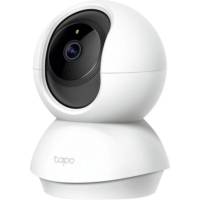 Tapo C200 Indoor HD Network Camera - Color - White - 30 ft Night Vision - H.264 - 1920 x 1080 Fixed Lens - Google Assistant, Alexa Supported