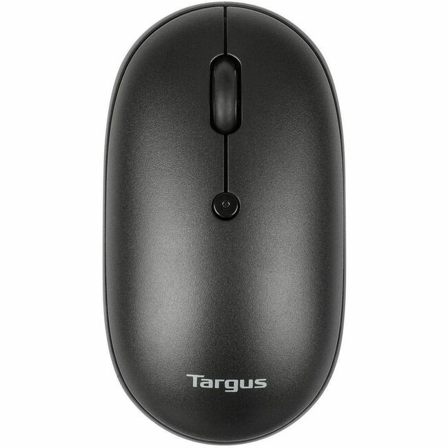 Targus Compact Multi-Device Antimicrobial Wireless Mouse - Wireless - Bluetooth/Radio Frequency - 2.40 GHz - Black - 3 Button(s) - Symmetrical