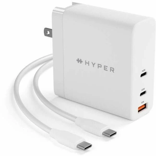 Targus HyperJuice GaN 140W USB-C Charger - 140 W - White