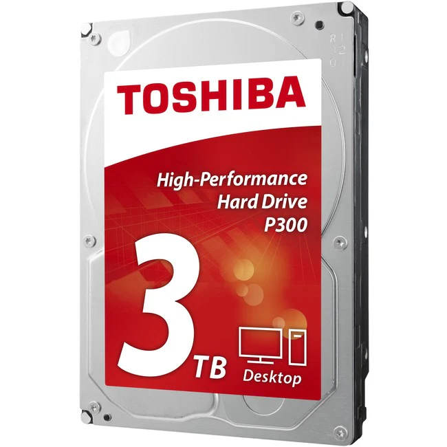 Toshiba P300 3 TB Hard Drive - 3.5" Internal - SATA (SATA/600) - 7200rpm - Bulk