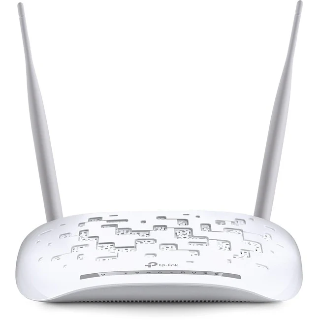 TP-Link TD-W9970 Wi-Fi 4 IEEE 802.11n ADSL2+, VDSL2 Modem/Wireless Router - 2.48 GHz ISM Band(2 x External) - 37.50 MB/s Wireless Speed - 4 x Network Port - USB - Fast Ethernet - VPN Supported - Desktop