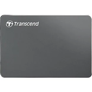 Transcend StoreJet 25C3 2 TB Portable Hard Drive - 2.5" External - SATA - Iron Gray - Desktop PC Device Supported - USB 3.0 - 3 Year Warranty