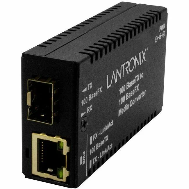 Transition Networks M/E-TX-FX-01(SFP) Transceiver/Media Converter - 1 x Network (RJ-45) - Fast Ethernet - 100Base-X, 100Base-TX - 100 Mbit/s - 328.08 ft - 1 x Expansion Slots - SFP - 1 x SFP Slots - AC/DC - Wall Mountable, DIN Rail Mountable, Rack-mountab