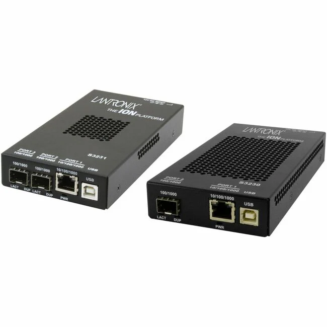 Transition Networks S2220-1040 Transceiver/Media Converter - 1 x Network (RJ-45) - USB - Management Port - Fast Ethernet, Gigabit Ethernet - 10/100/1000Base-T, 100Base-X - 1000 Mbit/s - 328.08 ft - 1 x Expansion Slots - SFP - 1 x SFP Slots - Power Supply