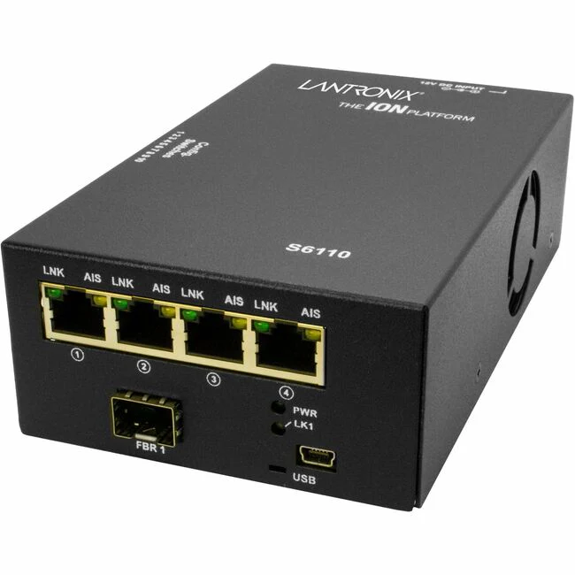 Transition Networks S6110-1040 Transceiver/Media Converter - T1/E1/J1, 100Base-X/OC-3 - 4921.26 ft - 1 x Expansion Slots - SFP - 1 x SFP Slots - Power Supply - Standalone, Wall Mountable - TAA Compliant