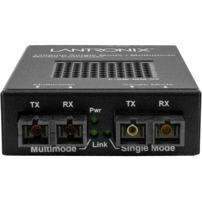 Transition Networks Stand-alone Fiber to Fiber Media Converter - 2 x SC Ports - Multi-mode, Single-mode - 1300 nm, 1310 nm Fiber - Fast Ethernet - OC-3 - 155 Mbit/s - 12.43 Mile - AC/DC - Standalone, DIN Rail Mountable, Wall Mountable