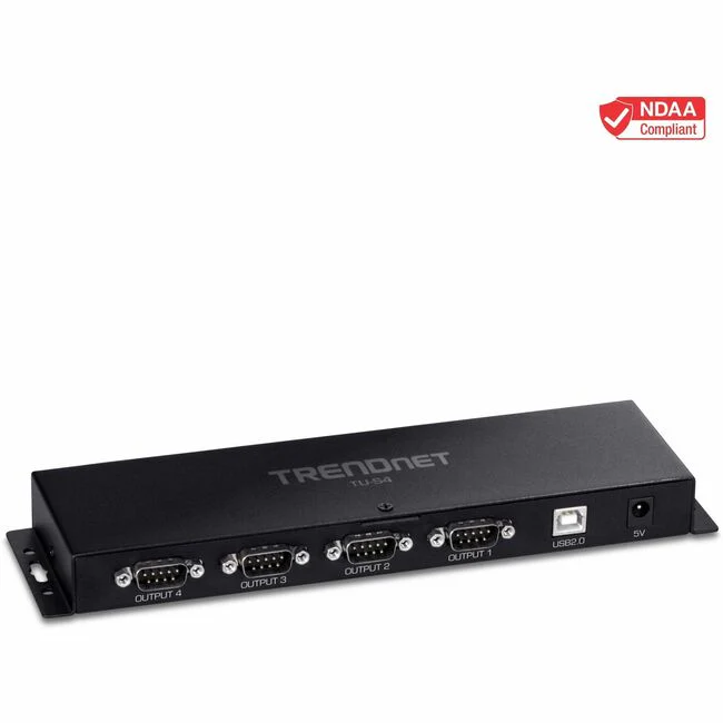 TRENDnet 4-Port USB to Serial RS232 Hub