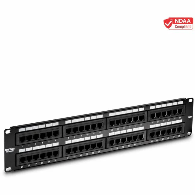 TRENDnet Cat6 48-port Unshielded Patch Panel