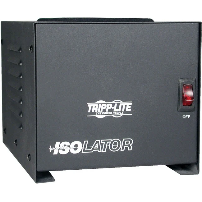 Tripp Lite by Eaton 1000W Isolation Transformer with Surge 120V 4 Outlet 6ft Cord HG TAA GSA - Receptacles: 4 x NEMA 5-15R - 680J