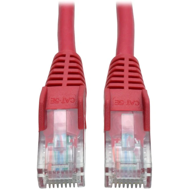 Tripp Lite by Eaton 3-ft. Cat5e 350MHz Snagless Molded Cable (RJ45 M/M) - Red