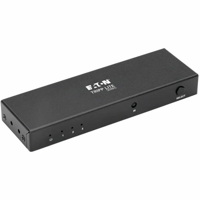 Tripp Lite by Eaton 3-Port HDMI Switch with Remote Control - 4K @ 60 Hz (HDMI F/3xF) 3D HDCP 2.2 EDID - 4096 x 2160 - 4K - 3 x 1 - 1 x HDMI Out
