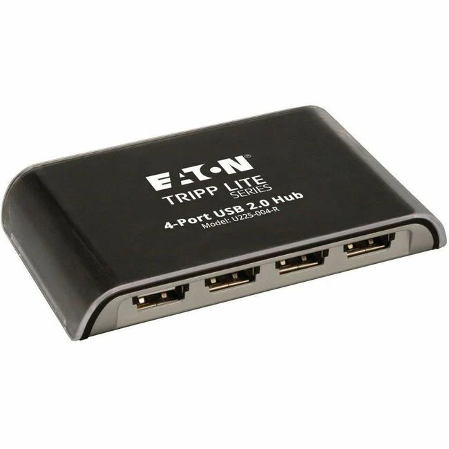 Tripp Lite by Eaton 4-Port Desktop Hi-Speed USB 2.0 USB 1.1 Hub 480Mbps 4ft Cable - 4 x Type A Female USB 2.0 USB Downstream, 1 x 5-pin Mini Type B Female USB 2.0 USB Upstream - External"
