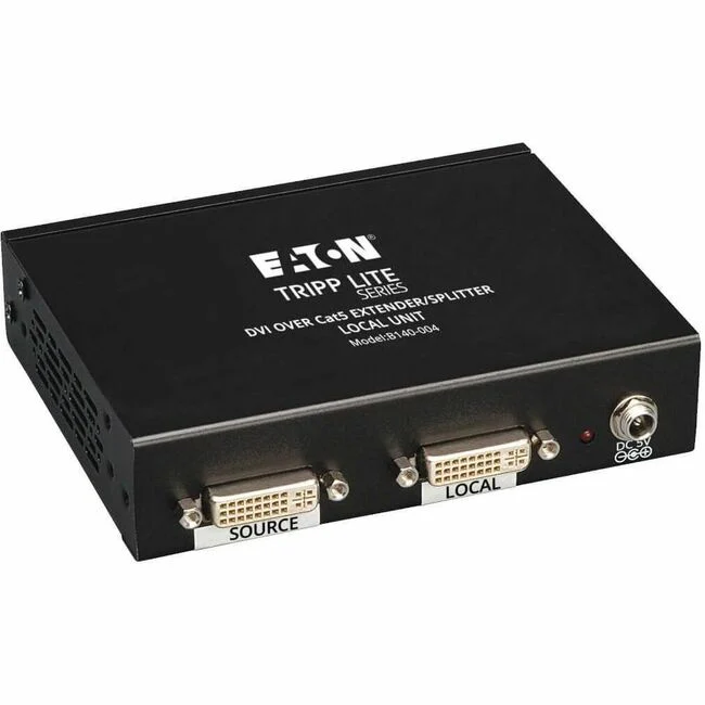 Tripp Lite by Eaton 4-Port DVI over Cat5/6 Splitter/Extender Box-Style Transmitter for Video DVI-D Single Link 200 ft. (60 m) TAA - 1920x1080 at 60Hz