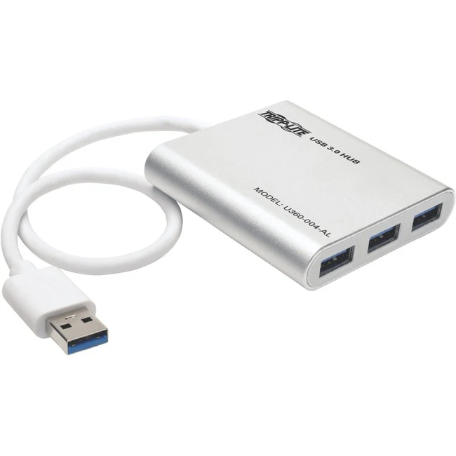 Tripp Lite by Eaton 4-Port Portable USB 3.0 SuperSpeed Mini Hub Laptop Chromebook - USB - External - 4 USB Port(s) - 4 USB 3.0 Port(s)
