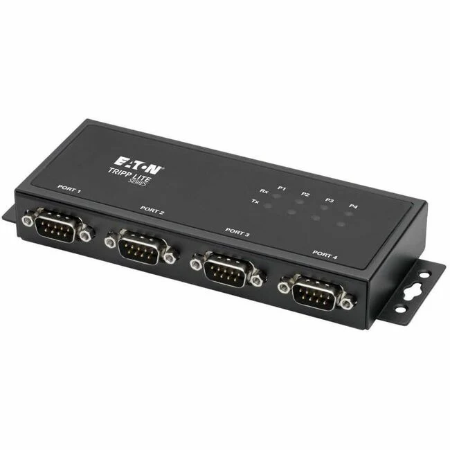 Tripp Lite by Eaton 4-Port RS-422/RS-485 USB to Serial FTDI Adapter with COM Retention (USB-B to DB9 F/M) - External - USB Type B - PC, Mac, Linux - 4 x Number of Serial Ports External