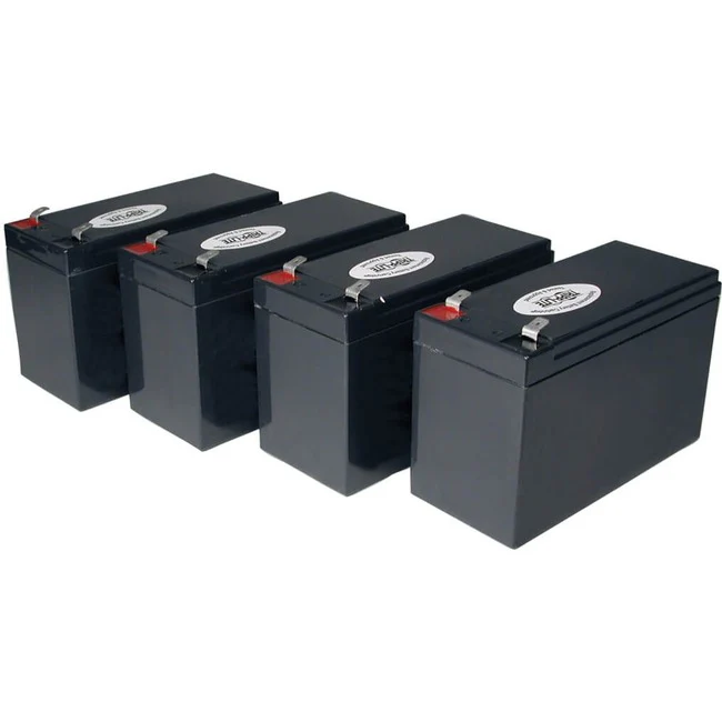 Tripp Lite by Eaton 4x 12V 9AH UPS Replacement Battery Cartridge Kit for Select Best Powerware Liebert and Other UPS - Maintenance-free Lead Acid