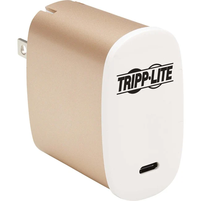 Tripp Lite by Eaton 50W Compact USB-C Wall Charger - GaN Technology USB-C Power Delivery 3.0 - 120 V AC, 230 V AC Input - 5 V DC/3 A, 9 V DC, 12 V DC, 15 V DC, 20 V DC Output