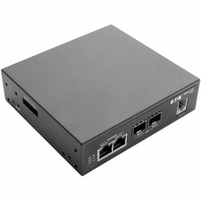 Tripp Lite by Eaton 8-Port Console Server with Built-In Modem Dual GbE NIC 4Gb Flash and Dual SFP - Twisted Pair - 4 x Network (RJ-45) - 4 x USB - 8 x Serial Port - Network (RJ-11) - 1000Base-X - Gigabit Ethernet - Management Port - Rack-mountable, Deskto
