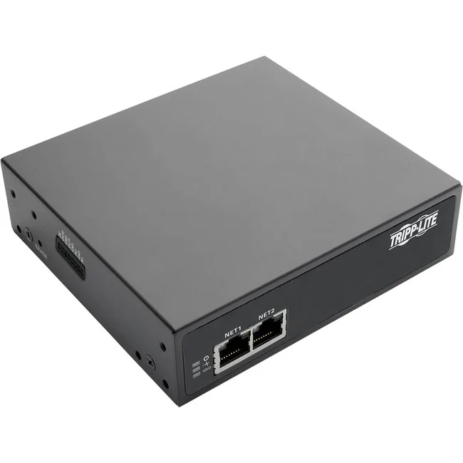 Tripp Lite by Eaton 8-Port Serial Console Server with Dual GbE NIC, Flash and 4 USB Ports - Twisted Pair - 2 x Network (RJ-45) - 4 x USB - 8 x Serial Port - 1000Base-X - Gigabit Ethernet - Management Port - Rack-mountable, Desktop - TAA Compliant