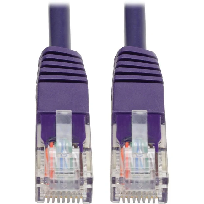 Tripp Lite by Eaton Cat5e 350 MHz Molded UTP Patch Cable (RJ45 M/M), Purple, 6 ft.