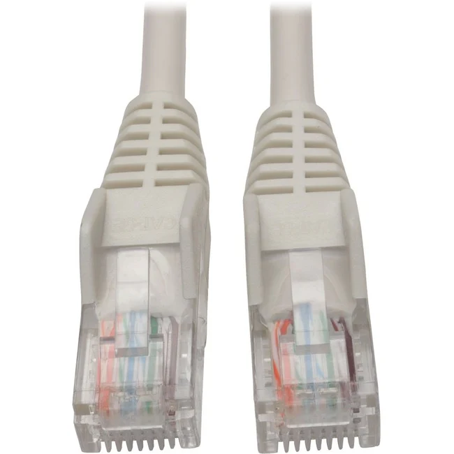 Tripp Lite by Eaton Cat5e 350 MHz Snagless Molded UTP Patch Cable (RJ45 M/M), White, 6 ft.