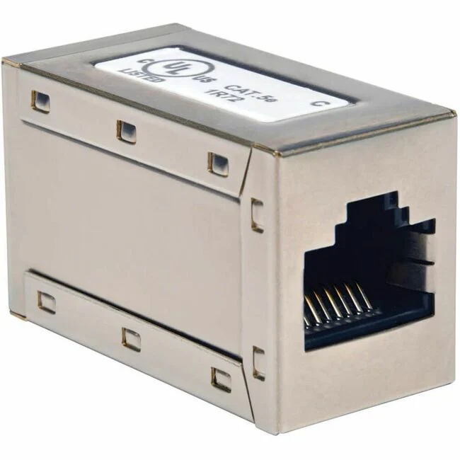 Tripp Lite by Eaton Cat5e Straight Through Modular Shielded In-Line Coupler (RJ45 F/F)