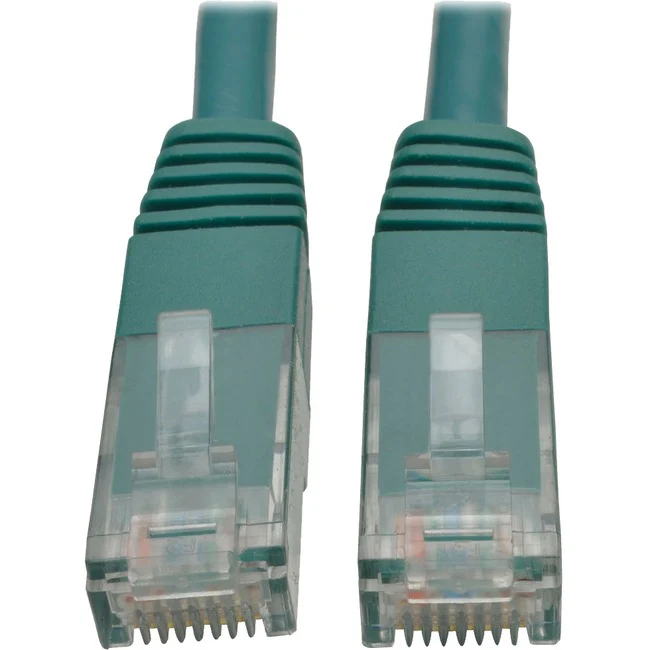 Tripp Lite by Eaton Cat6 Gigabit Molded Patch Cable (RJ45 M/M), Green, 2 ft