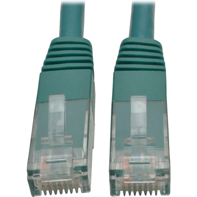 Tripp Lite by Eaton Cat6 Gigabit Molded Patch Cable (RJ45 M/M), Green, 3 ft