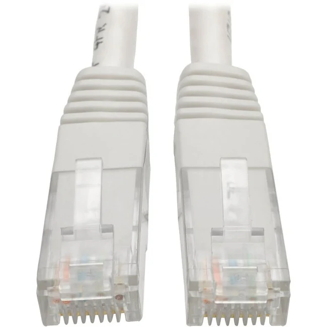 Tripp Lite by Eaton Cat6 Gigabit Molded Patch Cable (RJ45 M/M), White, 10 ft